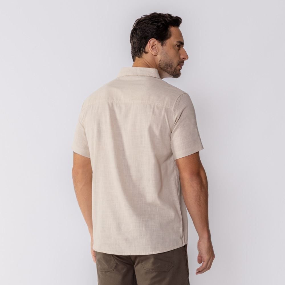 Camisa Masculina De Botão Manga Curta Marc Alain