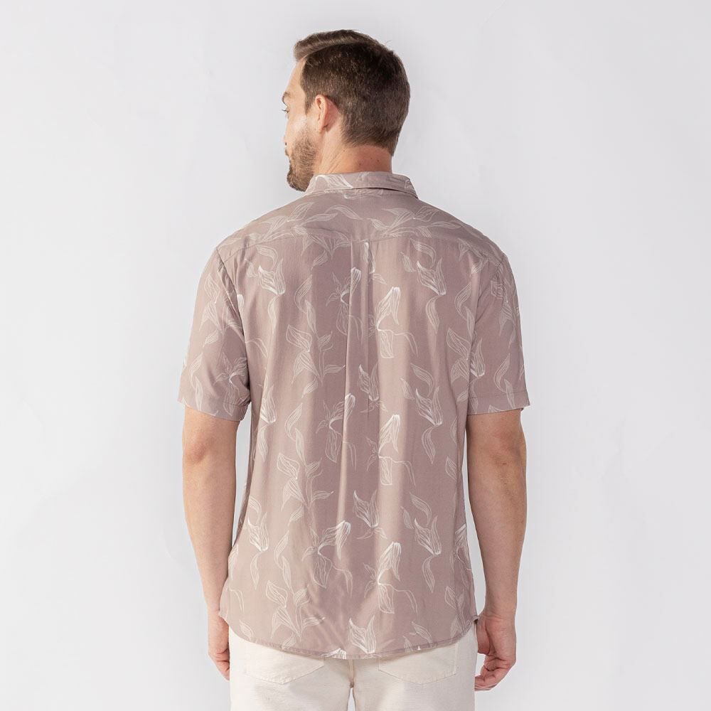 Camisa Masculina De Botão Em Viscose Thing