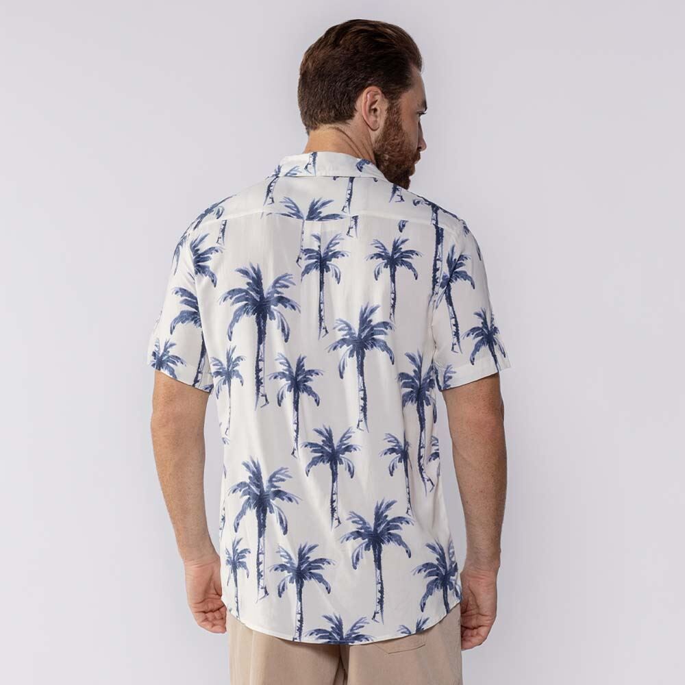 Camisa Masculina De Botão Em Viscose Thing