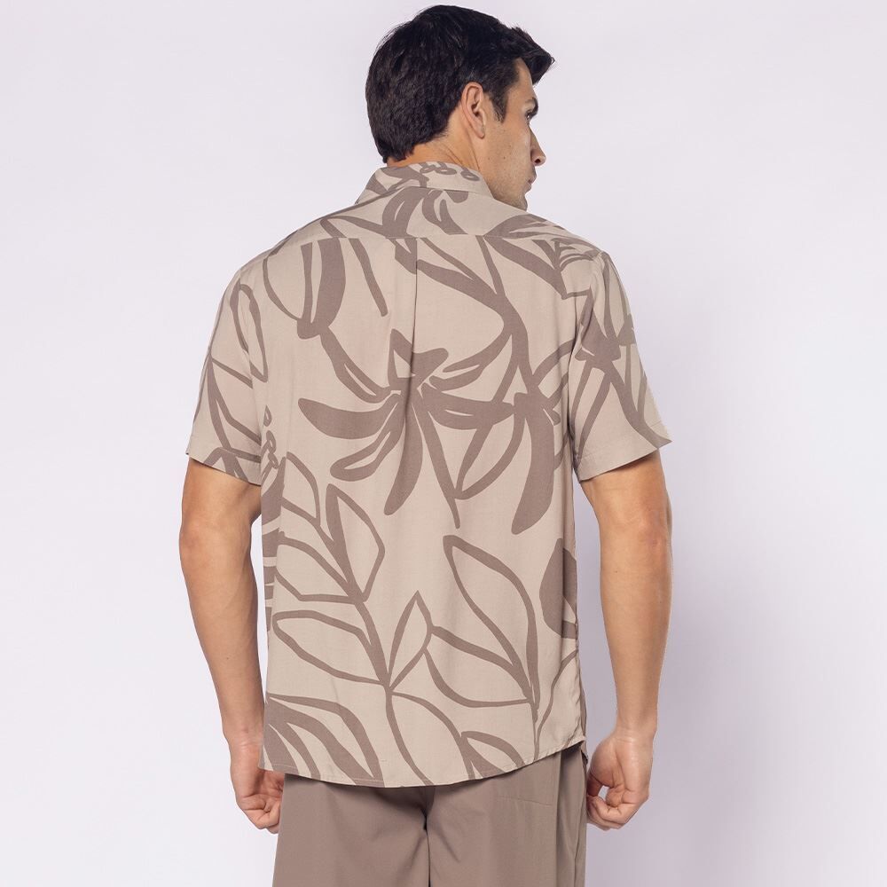 Camisa Masculina De Botão Em Viscose Thing