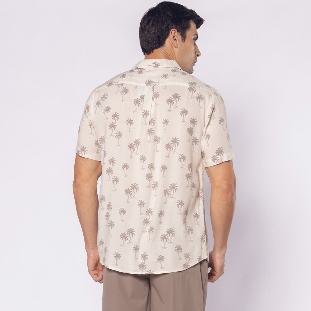Camisa Masculina De Botão Em Viscose Thing