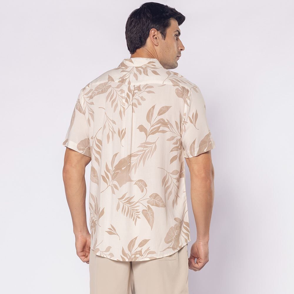 Camisa Masculina De Botão Em Viscose Thing