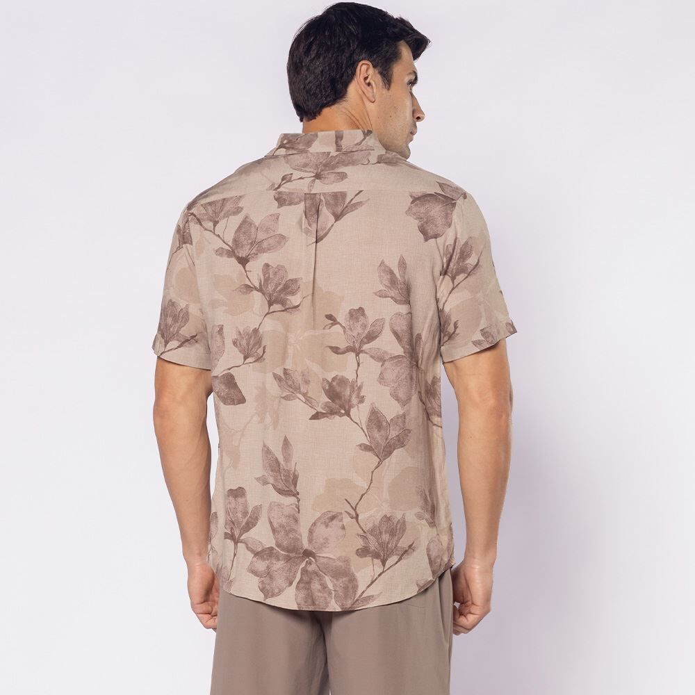 Camisa Masculina De Botão Em Viscose Thing
