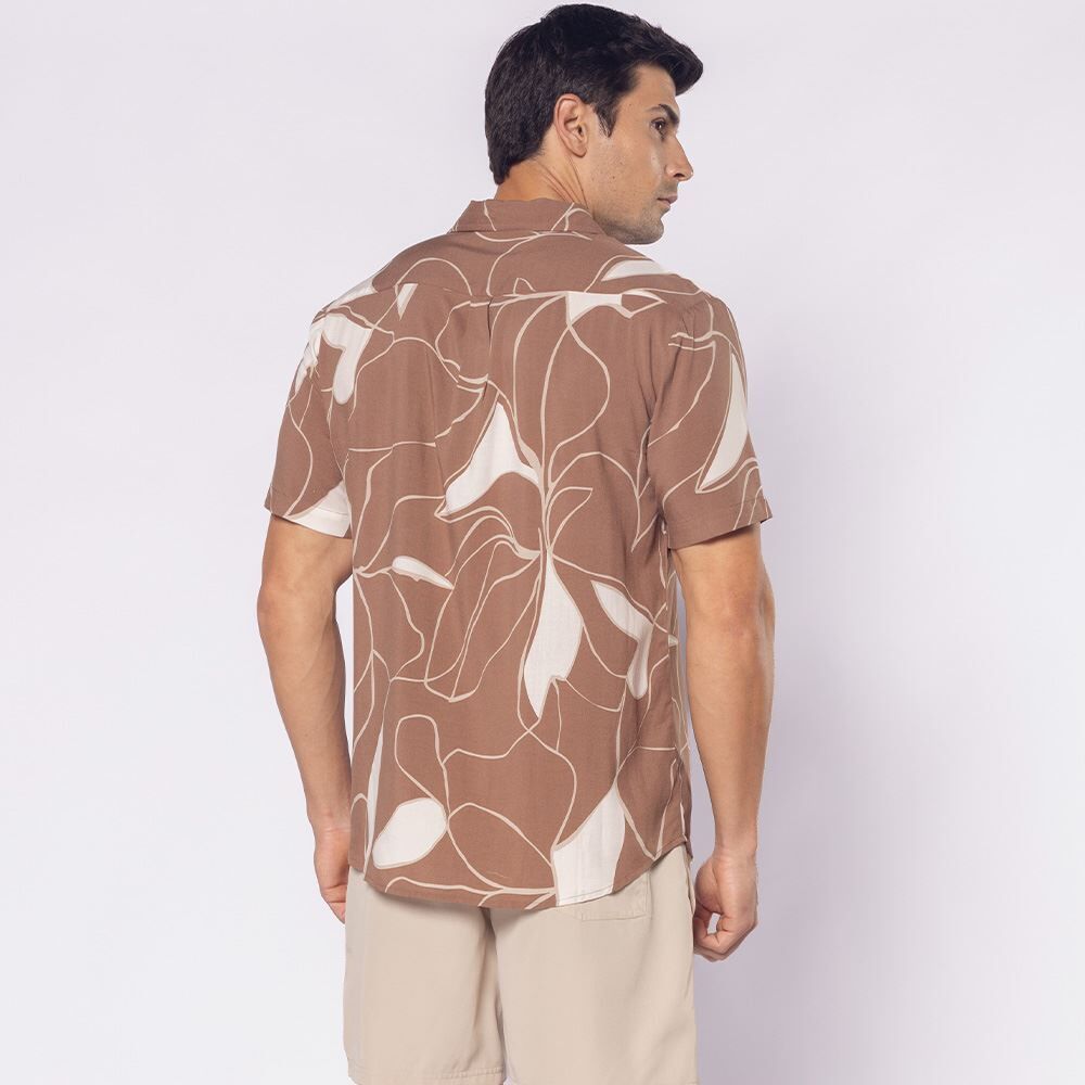 Camisa Masculina De Botão Em Viscose Thing
