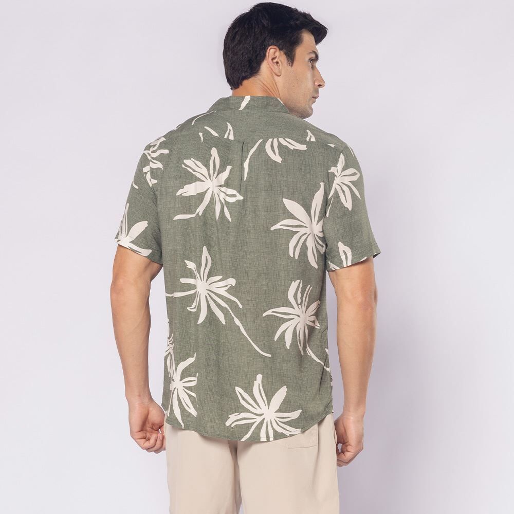 Camisa Masculina De Botão Em Viscose Thing