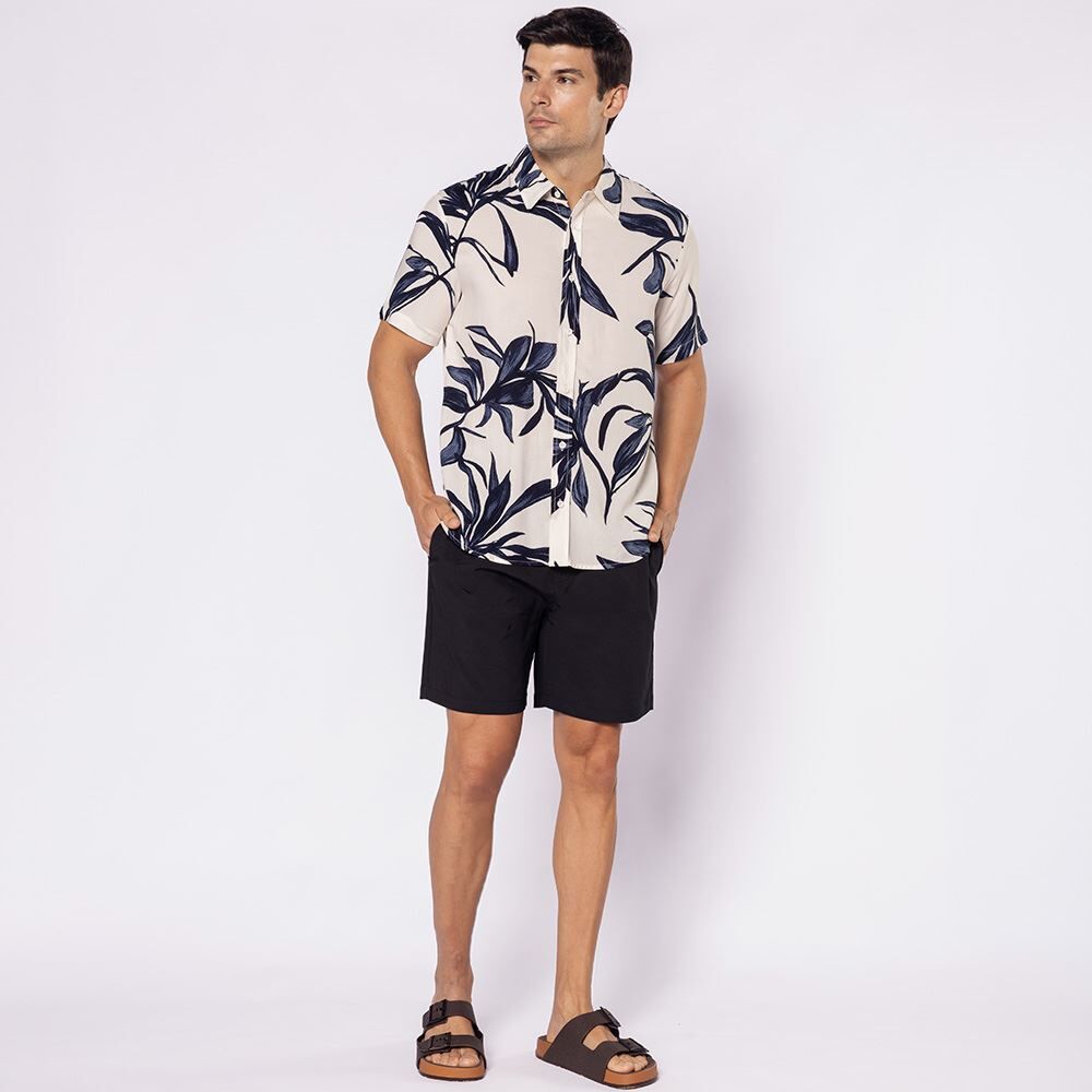 Camisa Masculina De Botão Em Viscose Thing