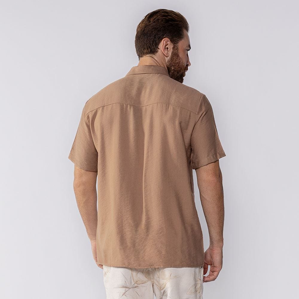 Camisa Masculina De Botão Manga Curta Thing