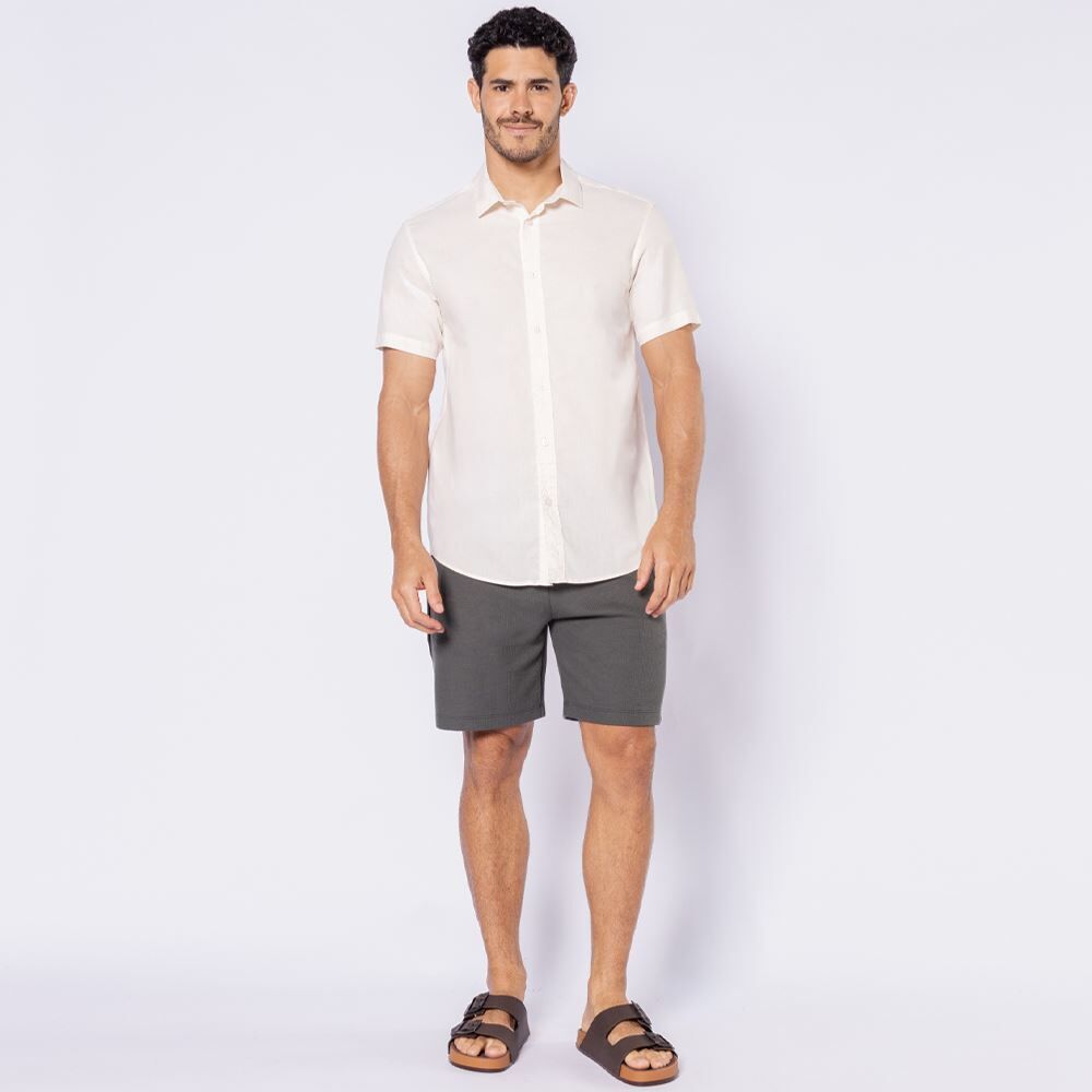 Camisa Masculina Em Tricoline Marc Alain