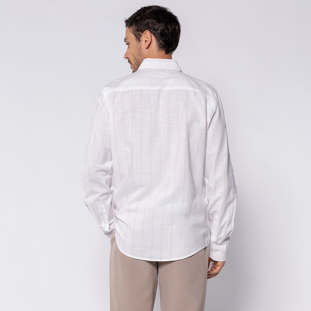 Camisa Masculina Manga Longa Line Look Marc Alain