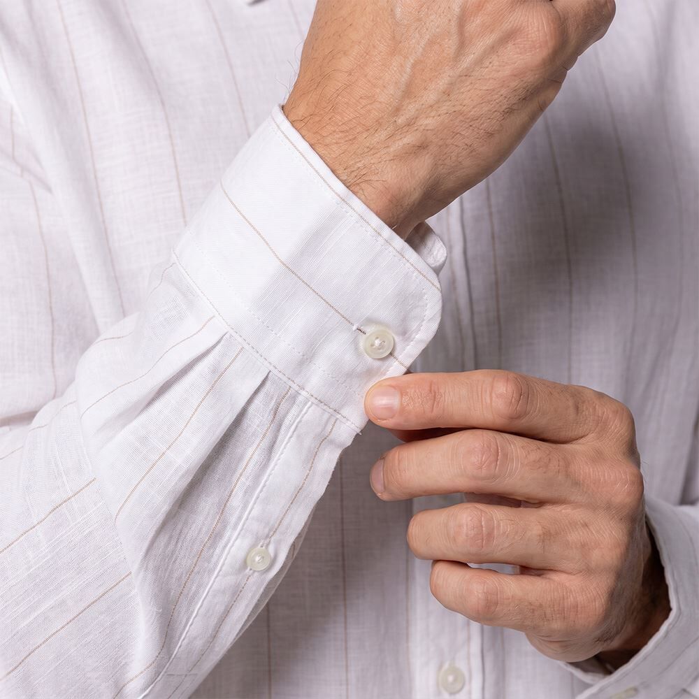 Camisa Masculina Manga Longa Line Look Marc Alain