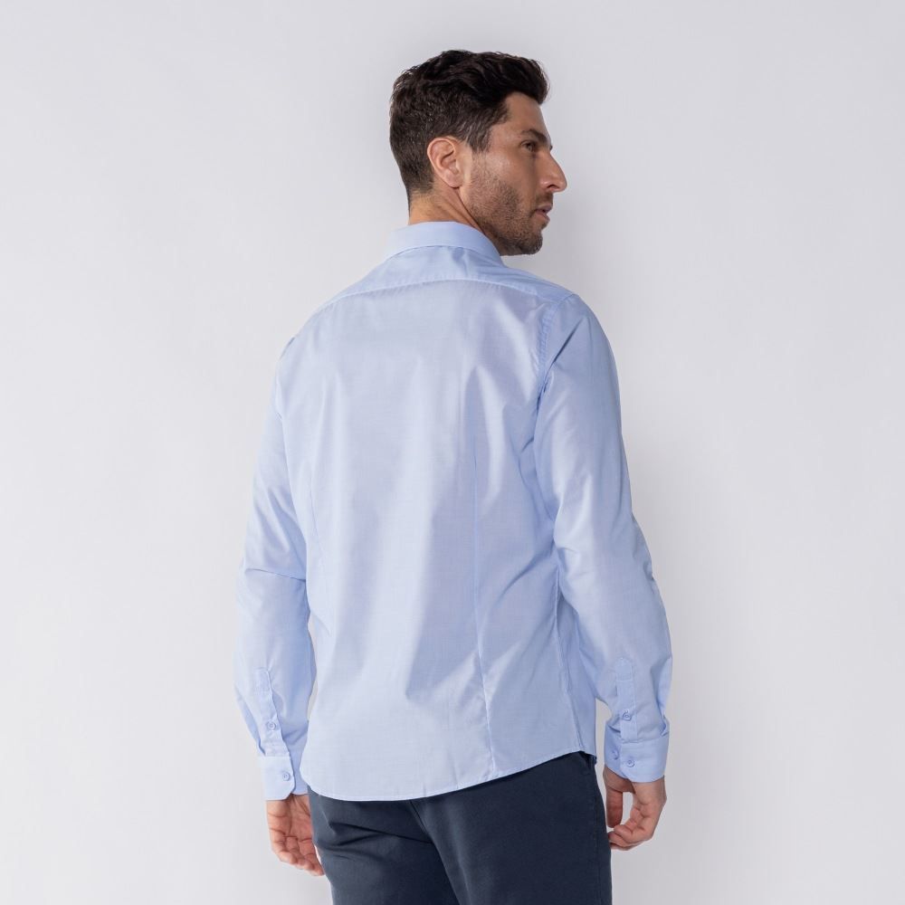 Camisa Social Masculina De Tricoline Marc Alain