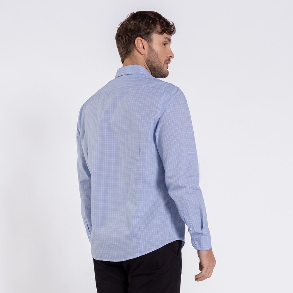 Camisa Social Masculina De Tricoline Marc Alain