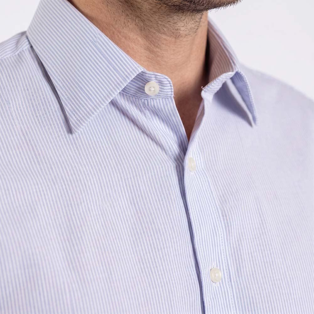 Camisa Social Masculina De Tricoline Marc Alain