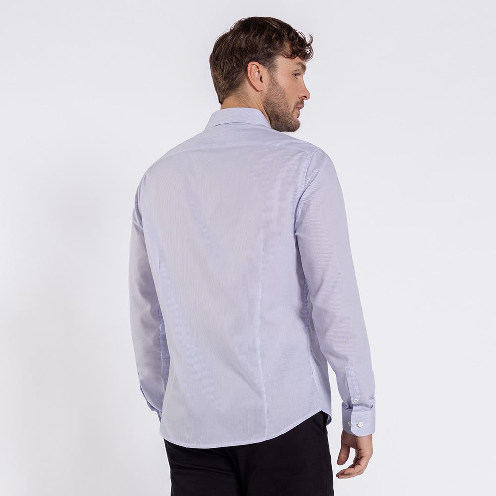 Camisa Social Masculina De Tricoline Marc Alain
