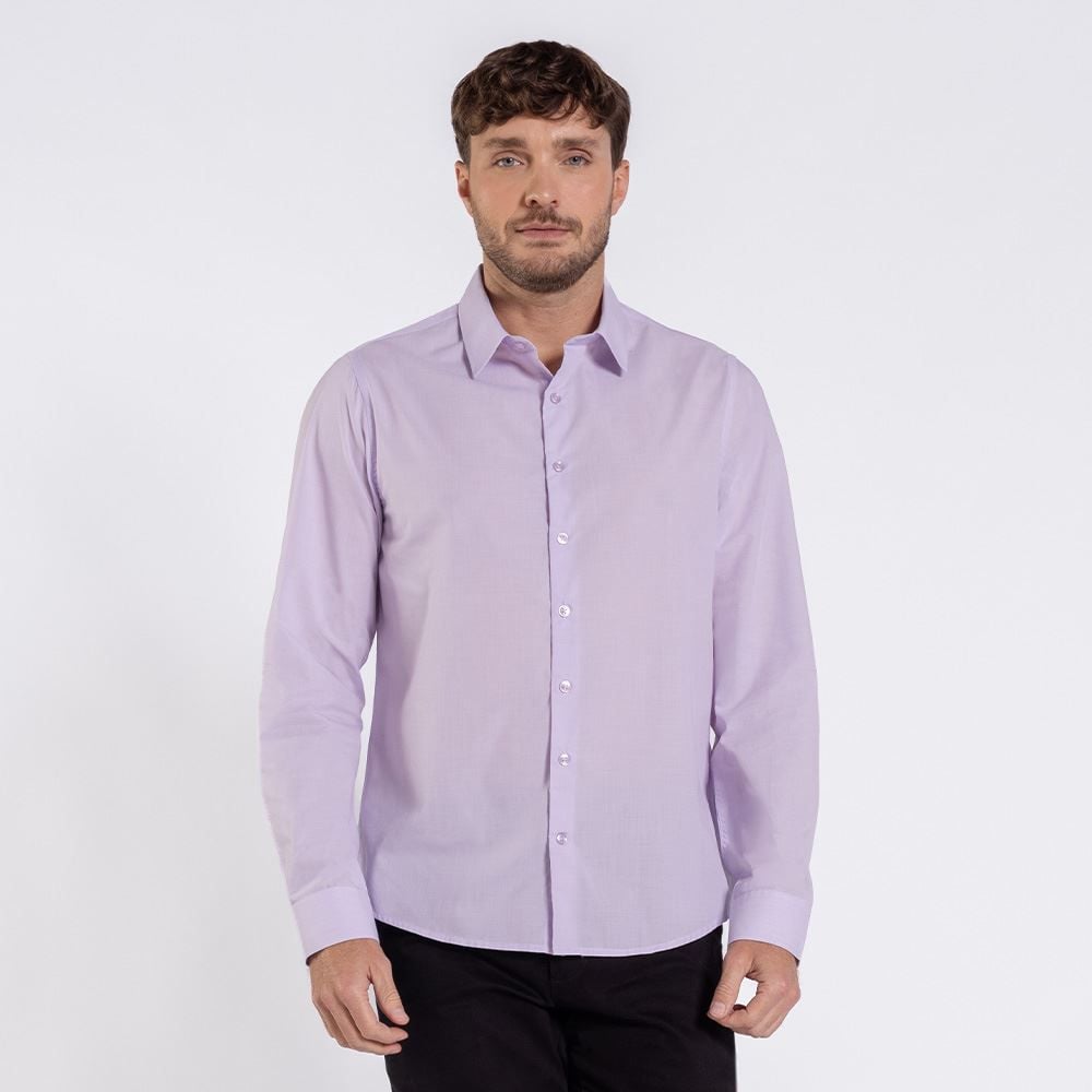 Camisa Social Masculina De Tricoline Marc Alain