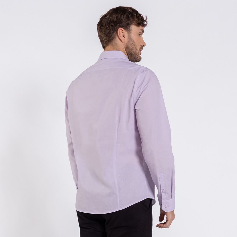 Camisa Social Masculina De Tricoline Marc Alain