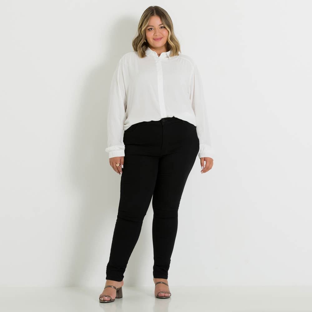 Camisa Ombro Franzido Patrícia Foster Mais