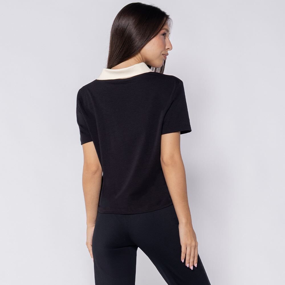 Camisa Polo Cropped Feminina Scream