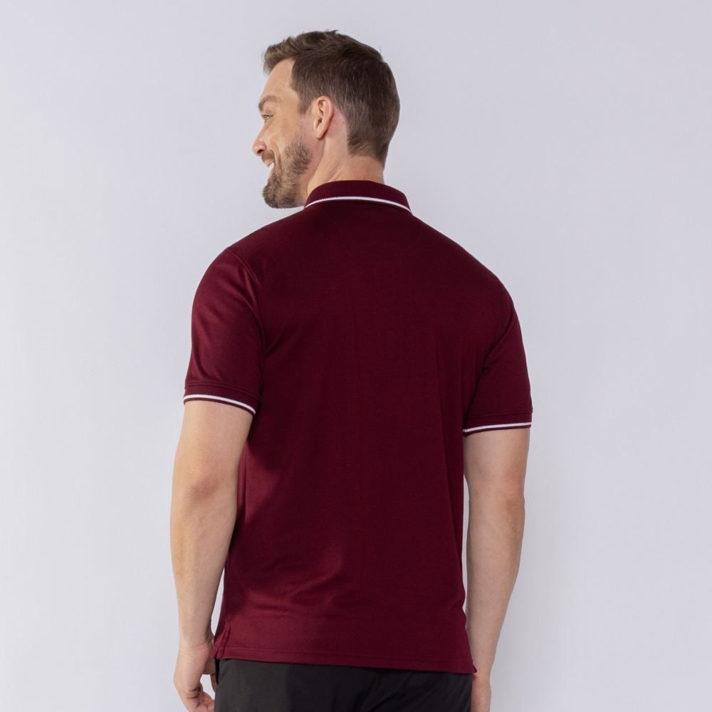 Camisa Polo Masculina Jacquard Marc Alain