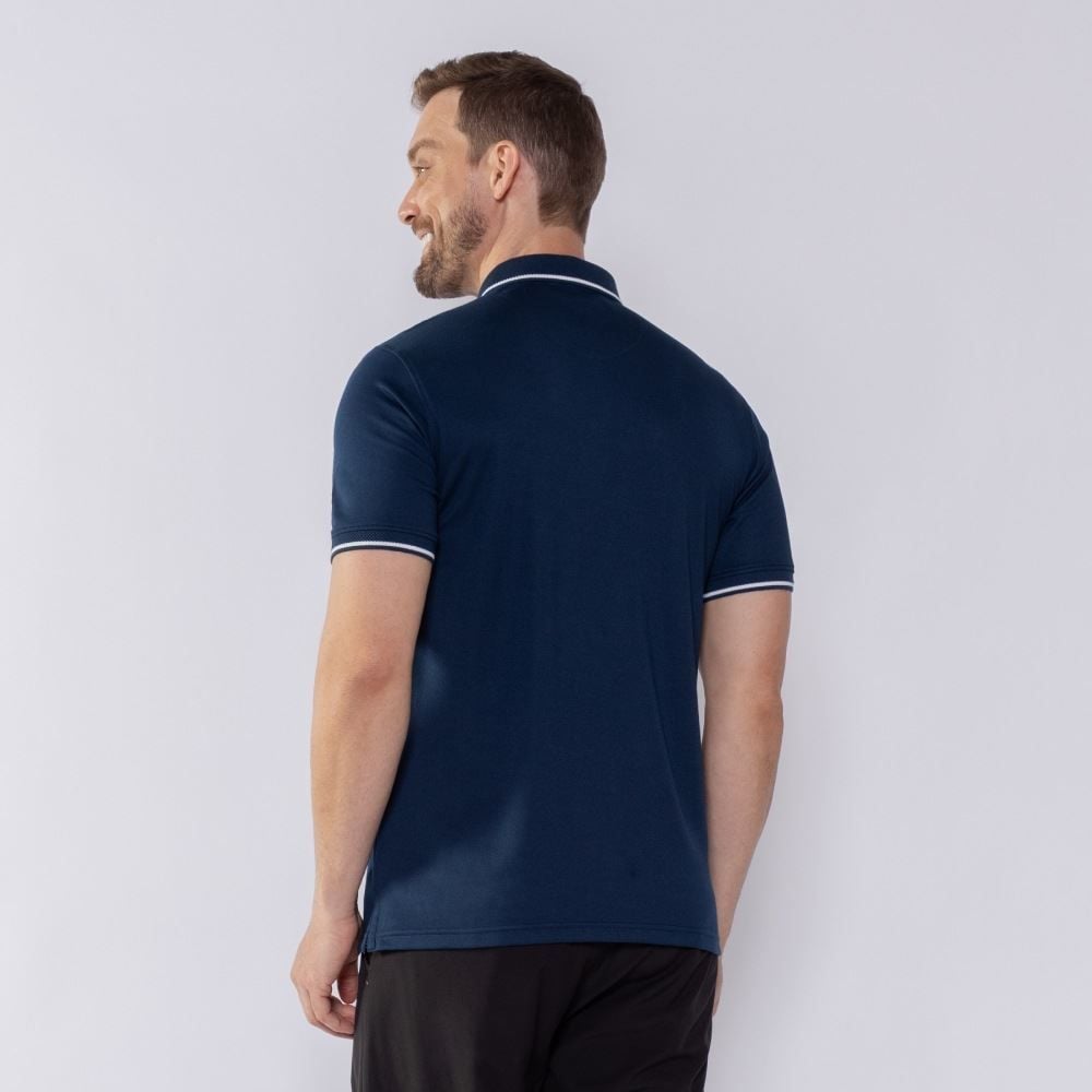 Camisa Polo Masculina Jacquard Marc Alain