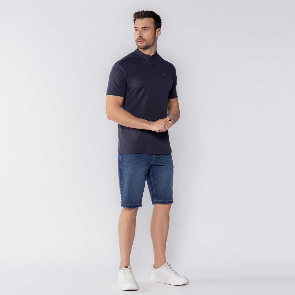 Camisa Polo Masculina De Algodão Dixie