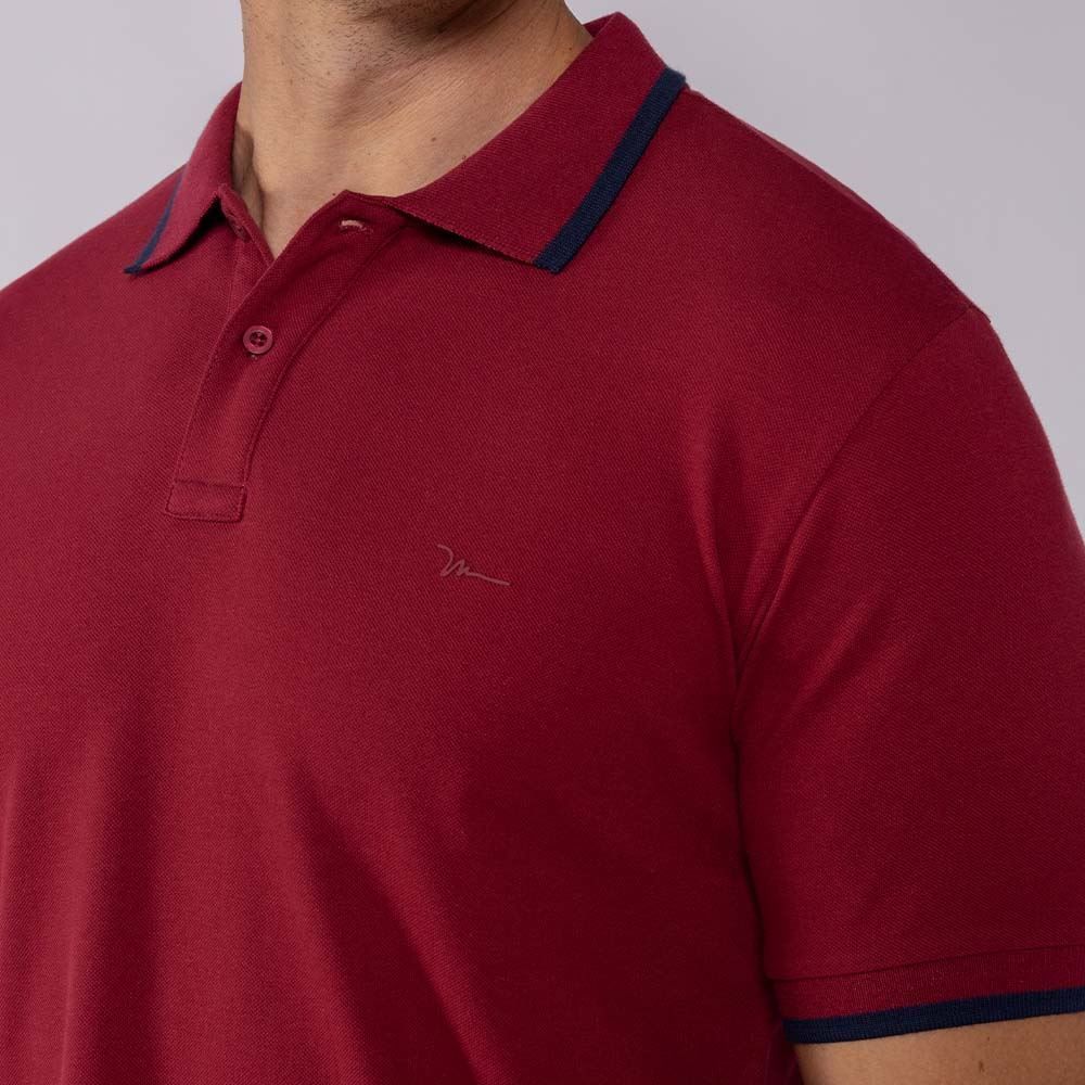 Camisa Polo Masculina De Algodão Marc Alain