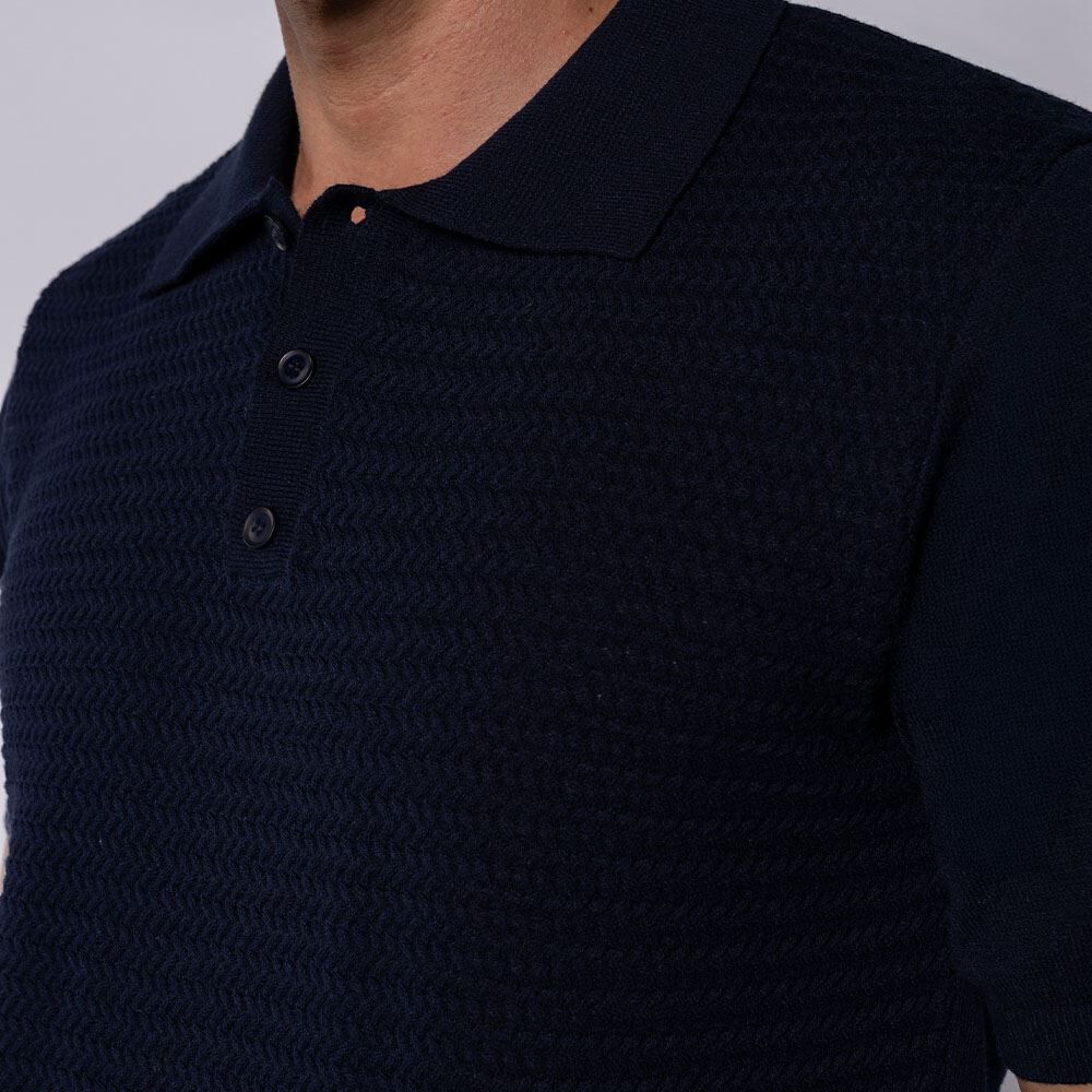 Camisa Polo Masculina Em Tricot Marc Alain