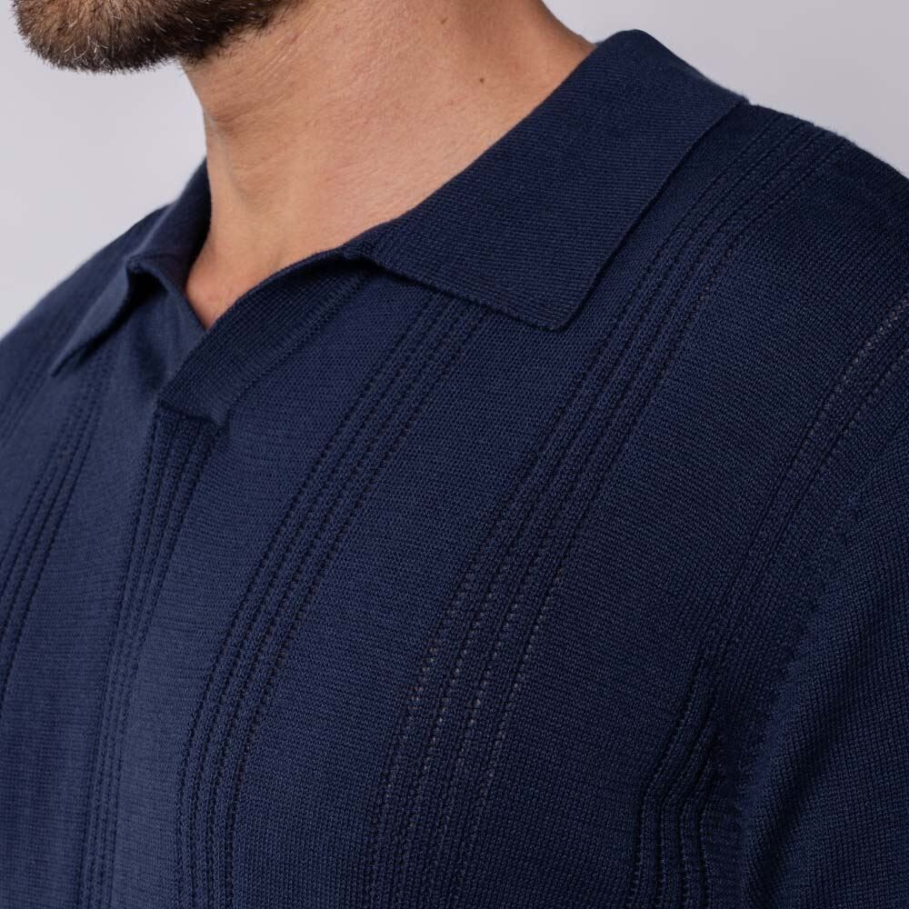Camisa Polo Masculina Em Tricot Thing