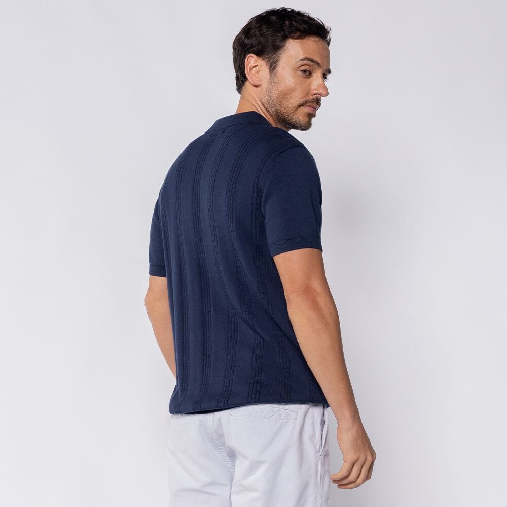 Camisa Polo Masculina Em Tricot Thing