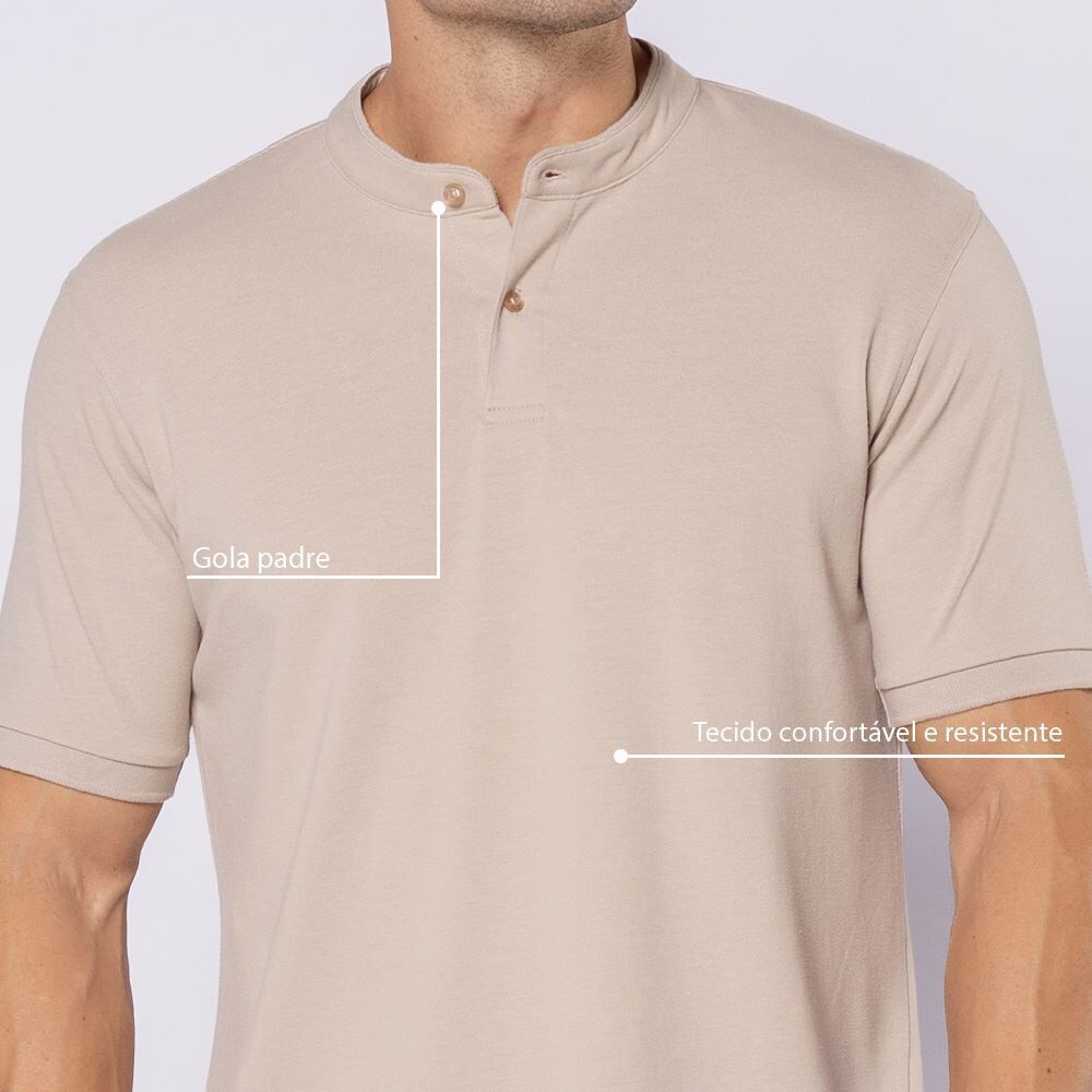 Camisa Polo Masculina Gola Padre Thing