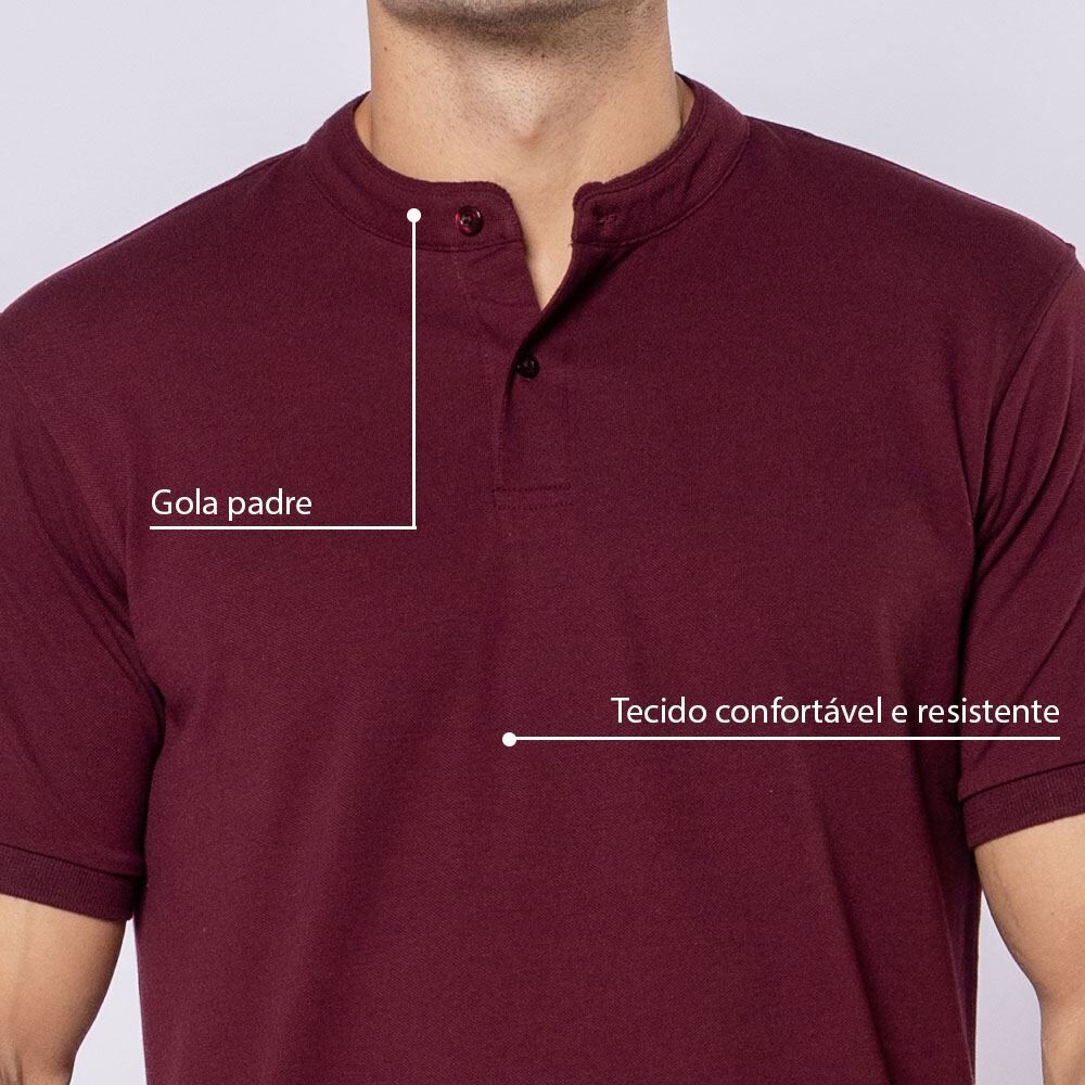 Camisa Polo Masculina Gola Padre Thing