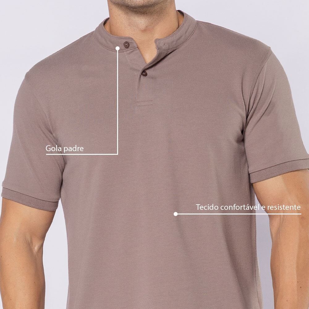 Camisa Polo Masculina Gola Padre Thing