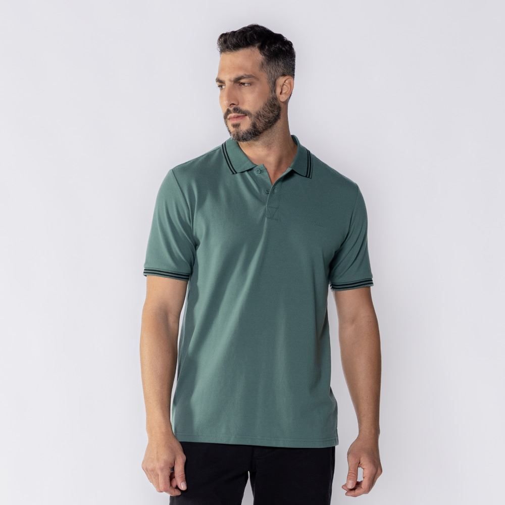 Camisa Polo Piquet Masculina Marc Alain