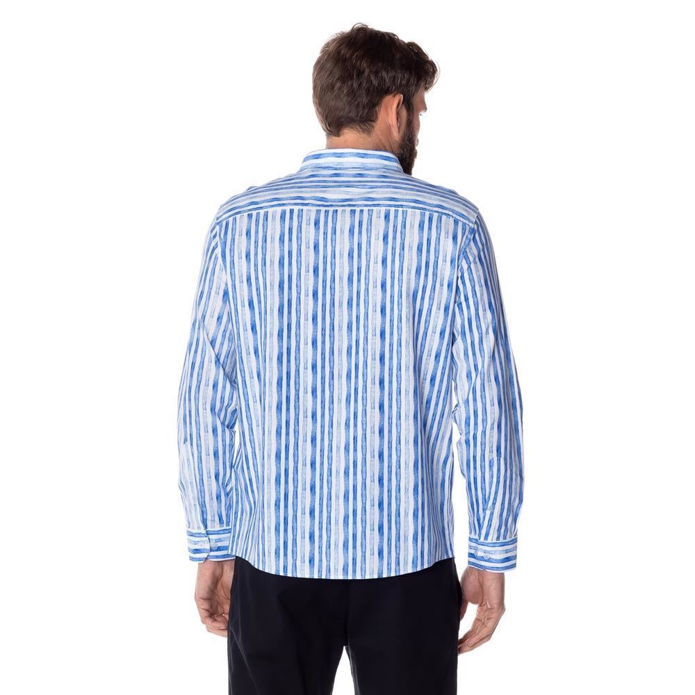 Camisa Social Listra Aquarela Thing