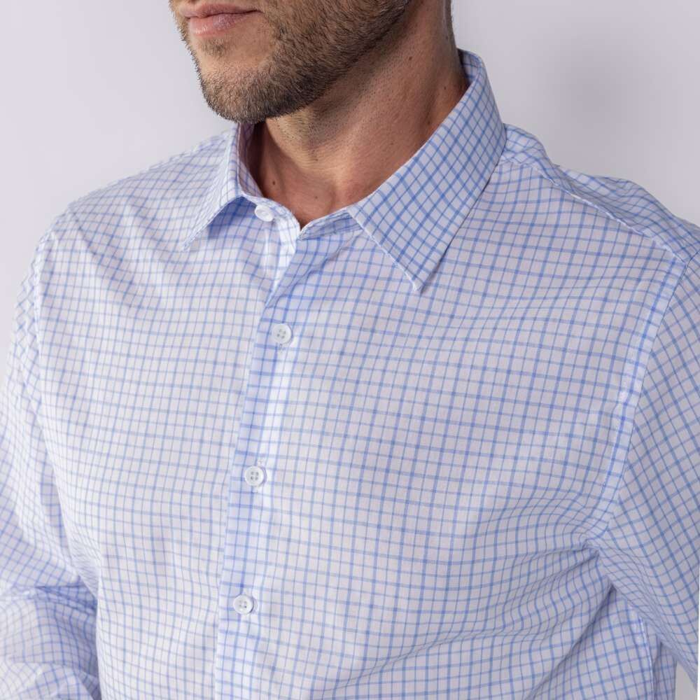 Camisa Social Masculina De Tricoline Marc Alain