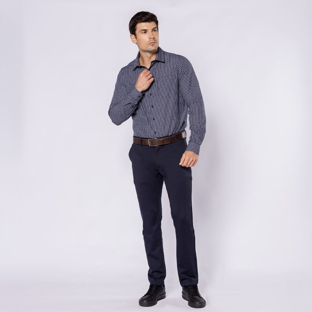 Camisa Social Masculina Listrada Marc Alain