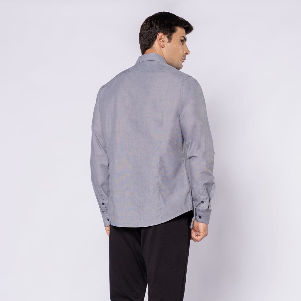 Camisa Social Masculina Listrada Marc Alain