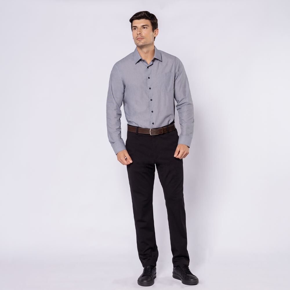 Camisa Social Masculina Listrada Marc Alain