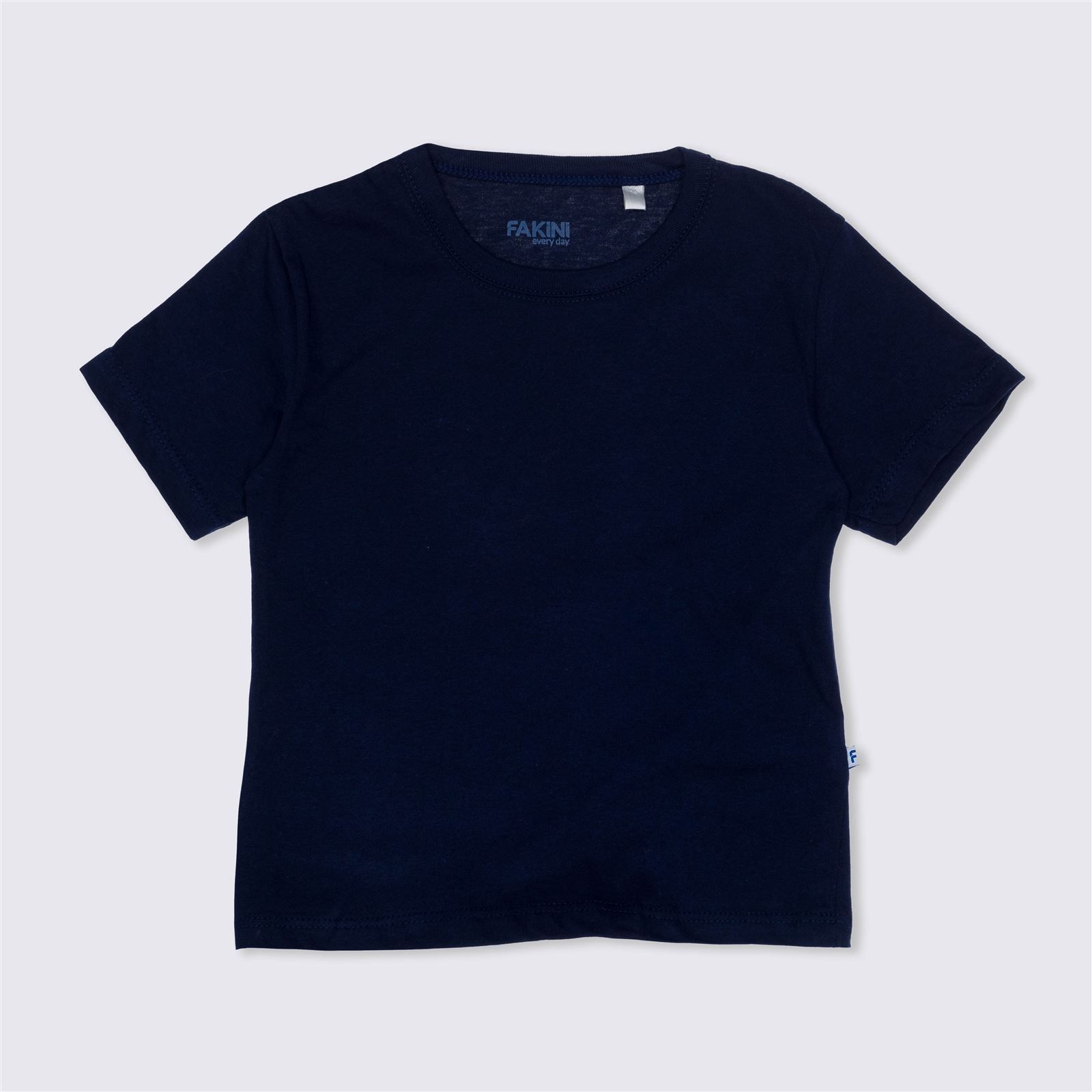 Camiseta 1 a 3 anos Básica M/Malha Fakini