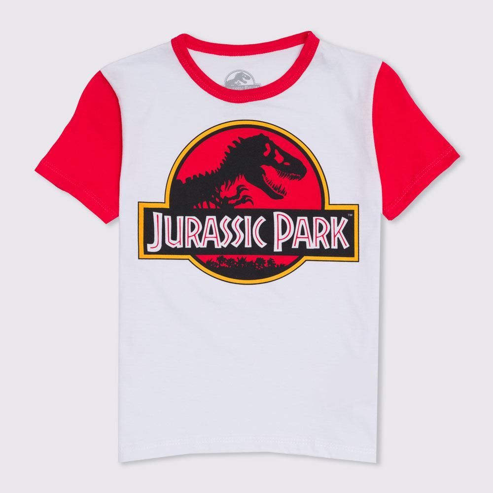 Camiseta 1 a 3 anos Jurassic Park Logo Bandup