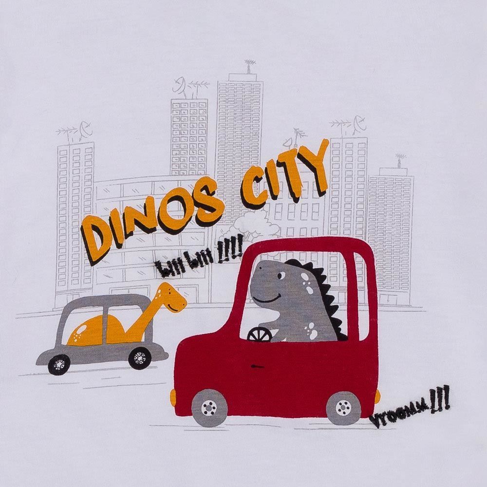 Camiseta 1 a 3 anos Meia Malha Carros Yoyo Kids