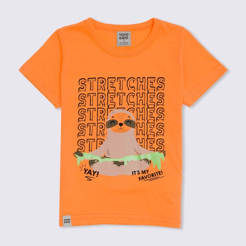 Camiseta 1 a 3 anos Stretches Yoyo Kids