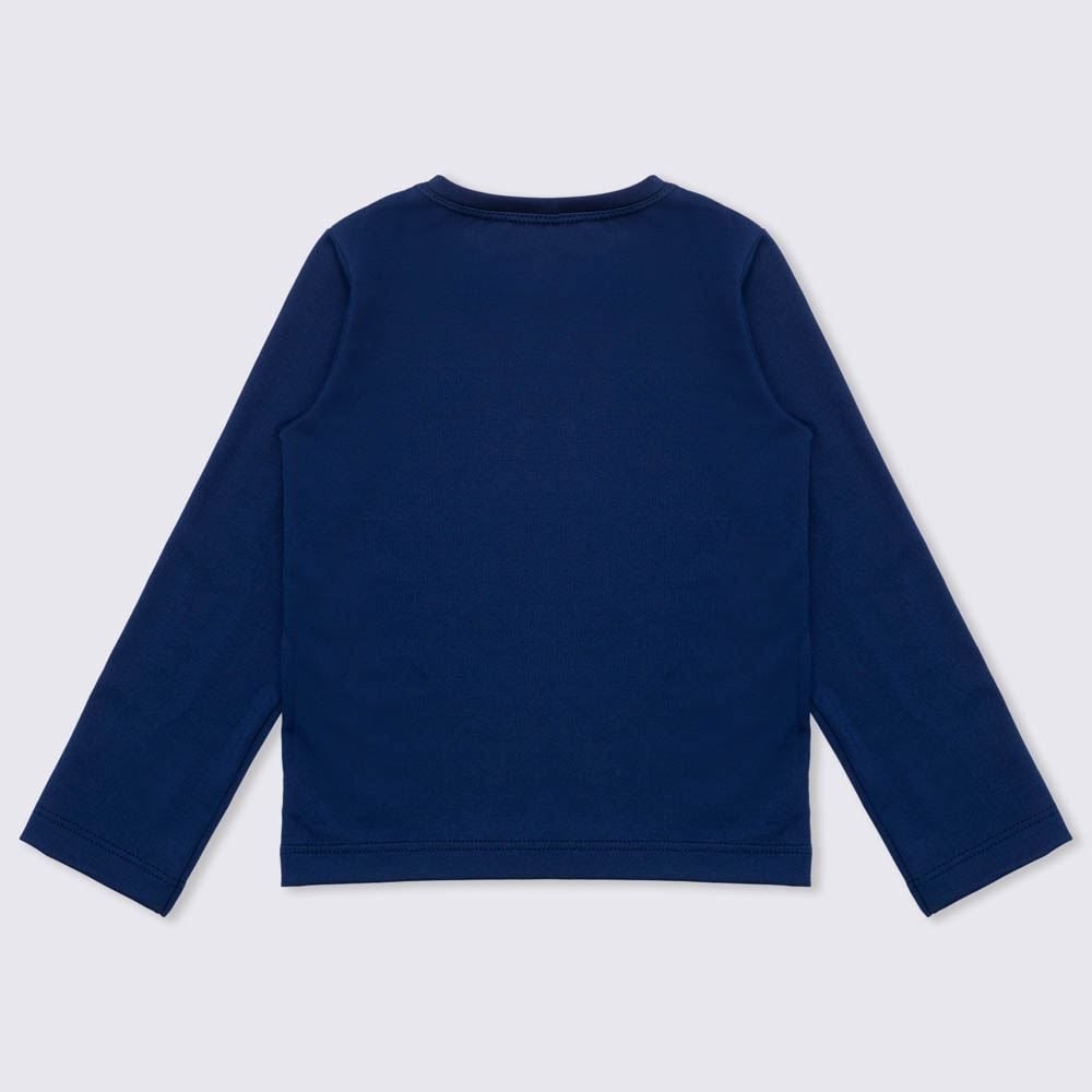 Camiseta 1 a 3 anos Térmica Gola Redonda Fakini