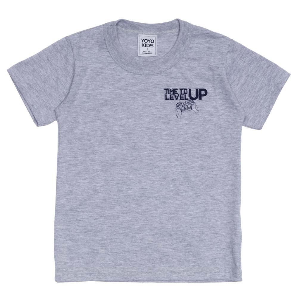 Camiseta 1 a 3 anos Time To Up Level Yoyo Kids