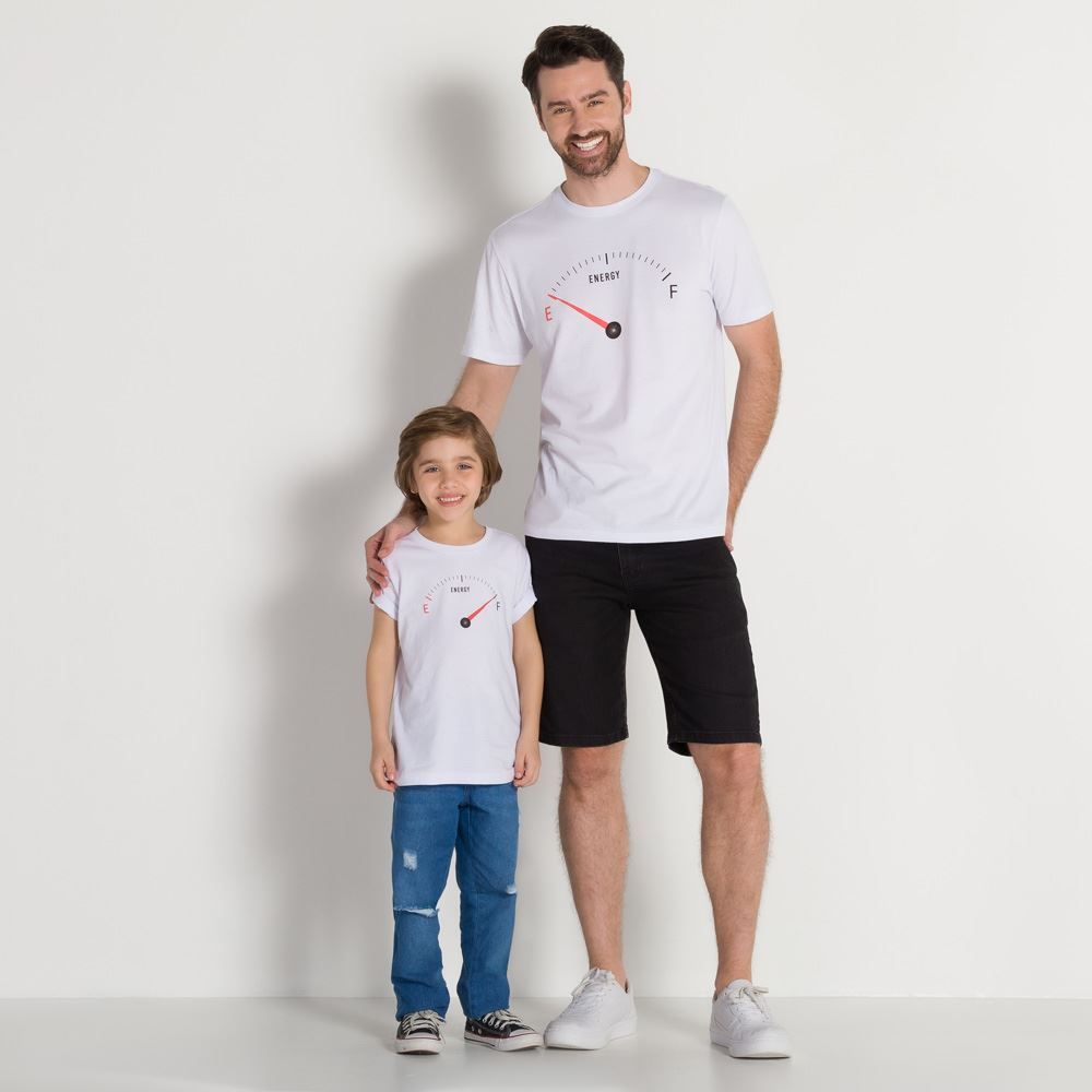 Camiseta 4 a 10 anos Energy Hot Dog