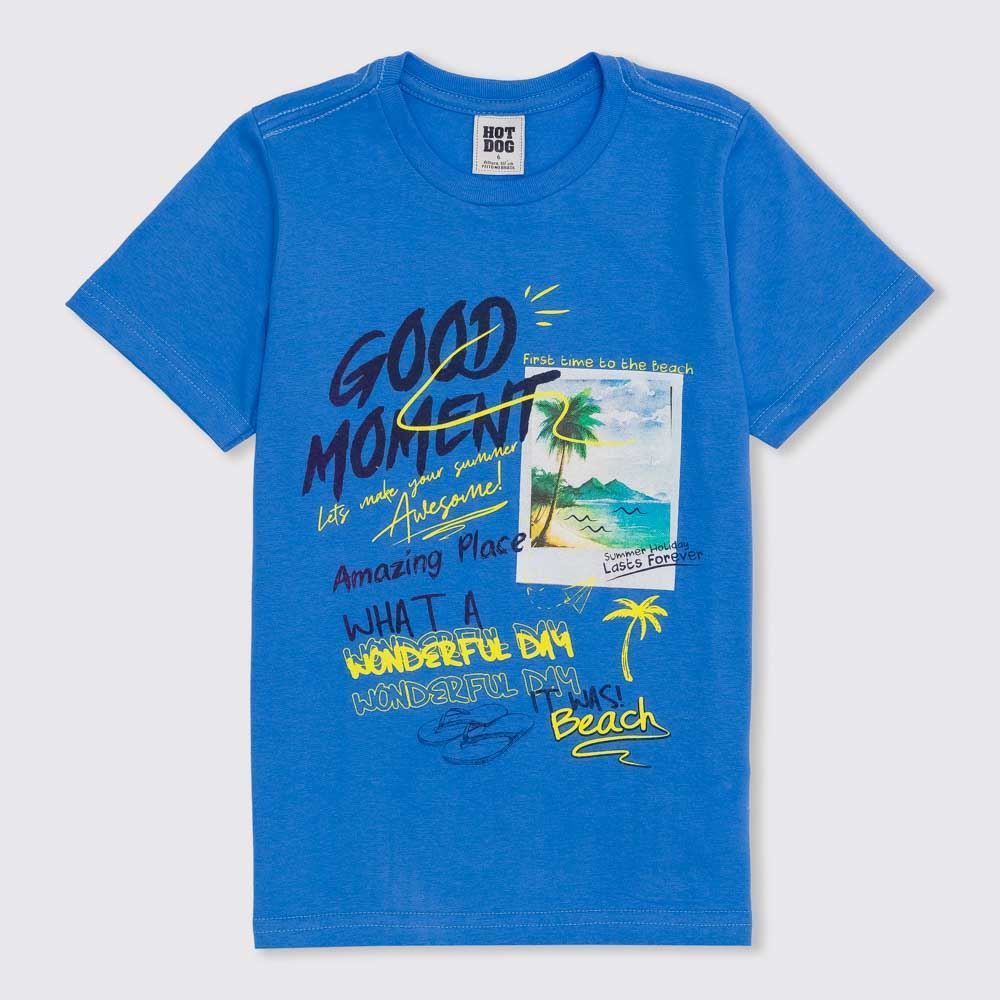 Camiseta 4 a 10 anos Goog Moment Hot Dog