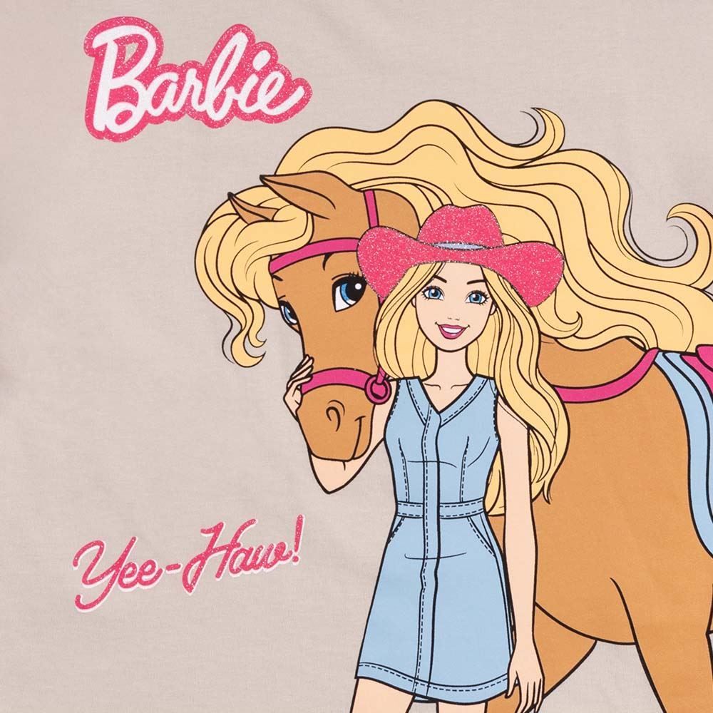 Camiseta Barbie Infantil 4 a 10 Anos Mattel