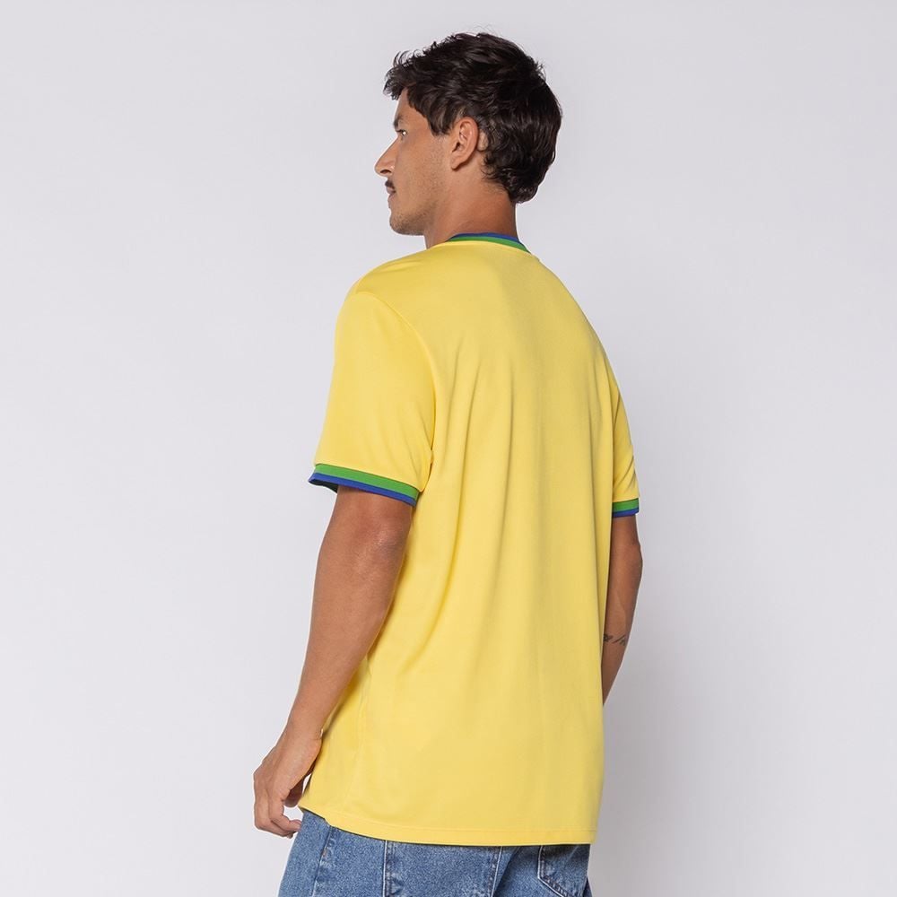 Camiseta Brasil Masculina Dry Fit Scream