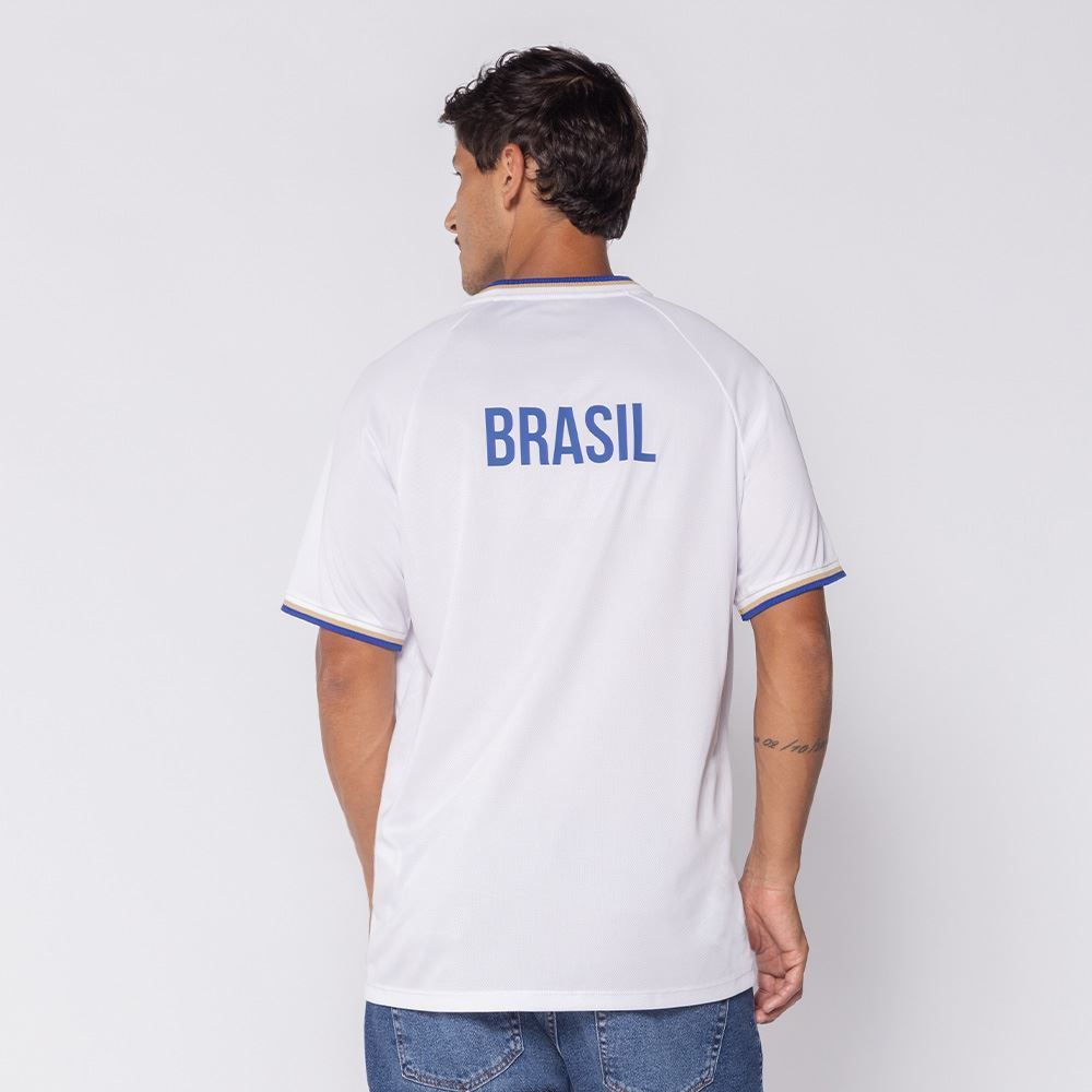 Camiseta Brasil Masculina Dry Fit Scream