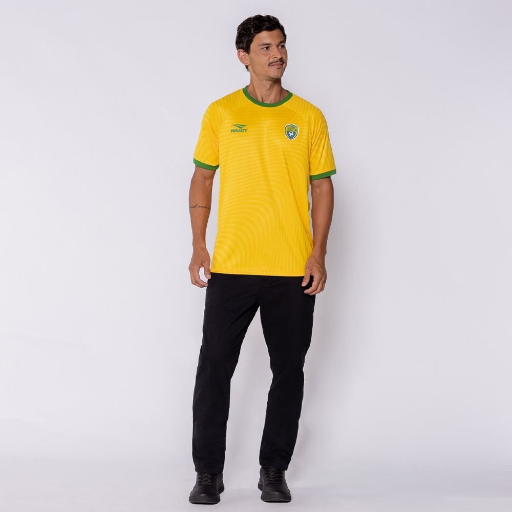 Camiseta Brasil Masculina Holográfica Penalty